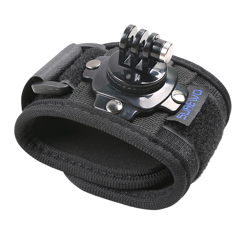 Gopro Action Camera Hero 12 Black - Suporte de pulseira SUREWO compatível com