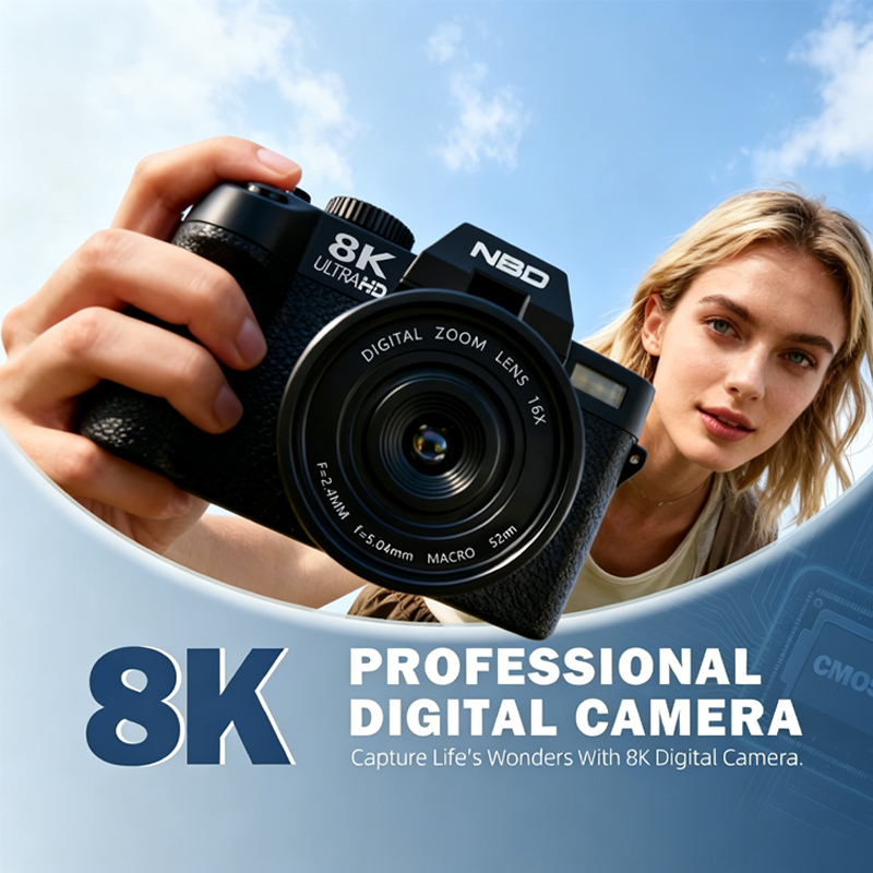 Photography Nature Images - Câmera Digital Profissional para YouTube 64MP&8K