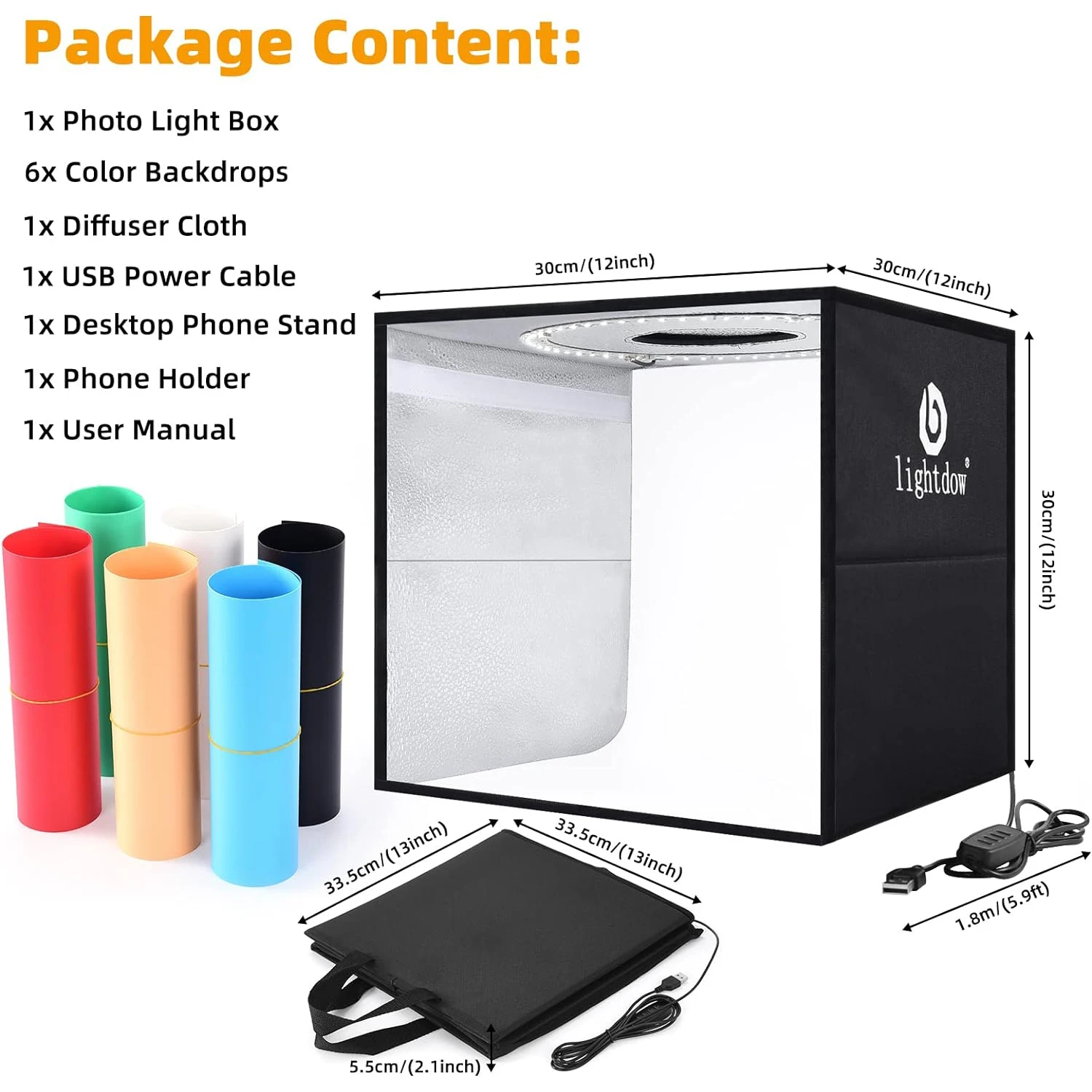 Photography Darkroom - Lightdow Photo Studio Light Box Kit