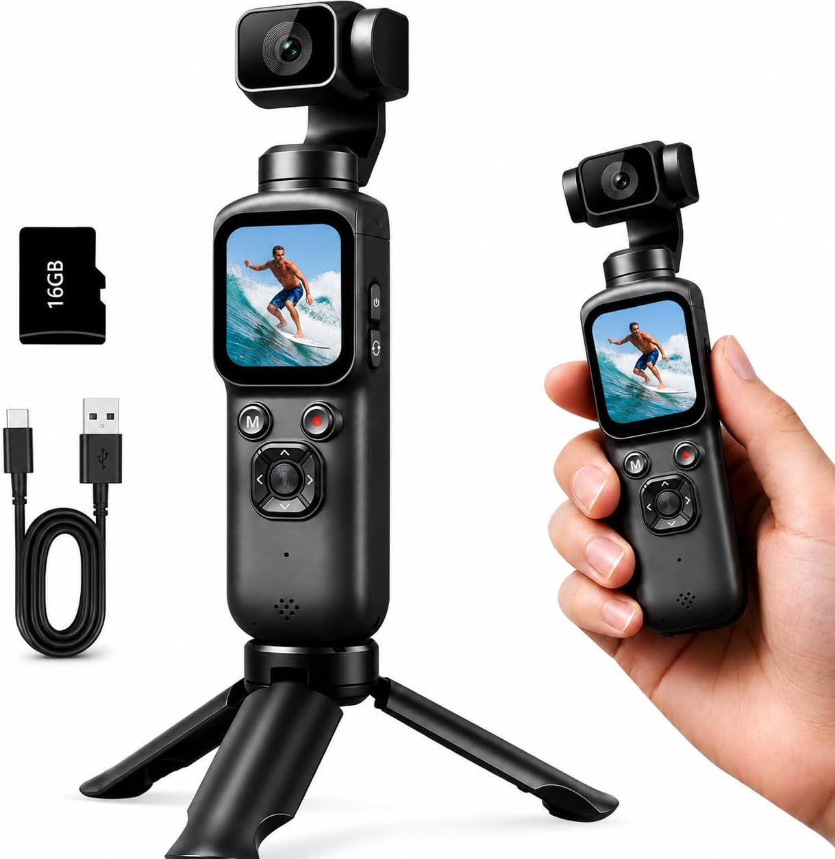 Photography Grid - Câmera de Vlogging Portátil 4K para
