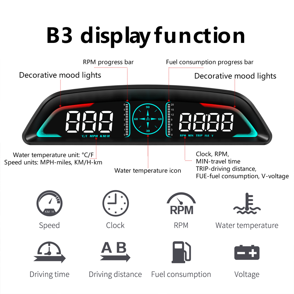 Medidor OBD Multifuncional B3  - Intervalometer Timer avaliação e preço