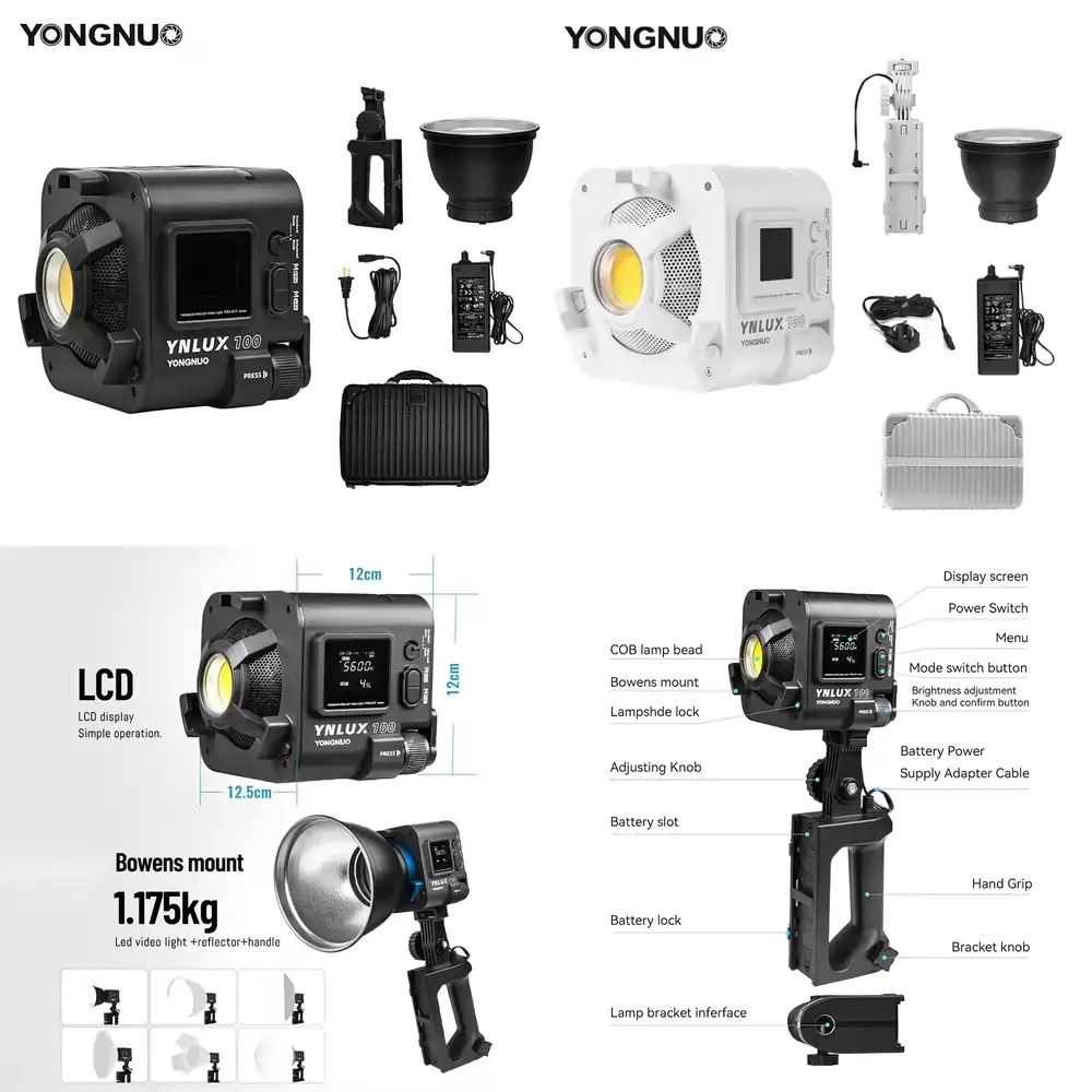 YONGNUO YNLUX100 100W 3200K-56 - Photography Studio avaliação e preço