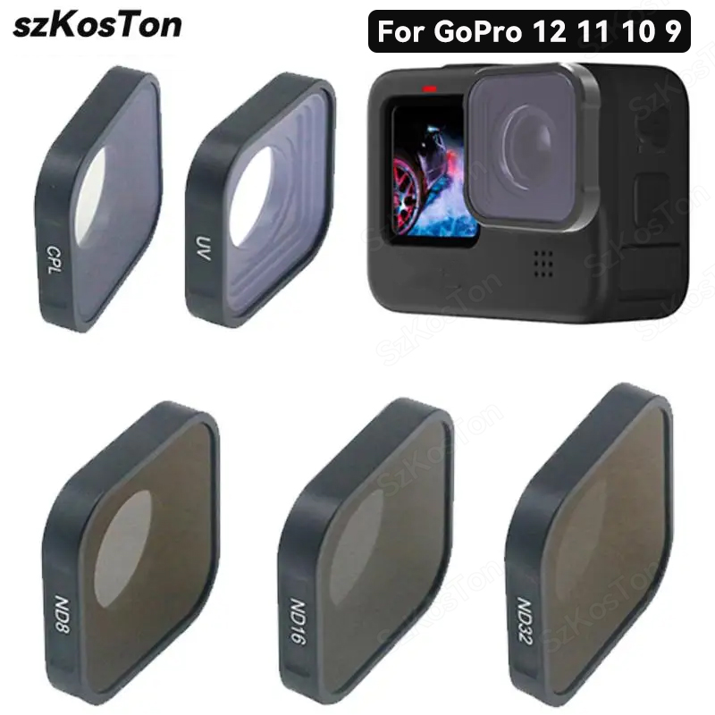 Filtro uv cpl nd8 nd16 nd32 pa - Gopro Action Camera Hero 12 Black avaliação e preço