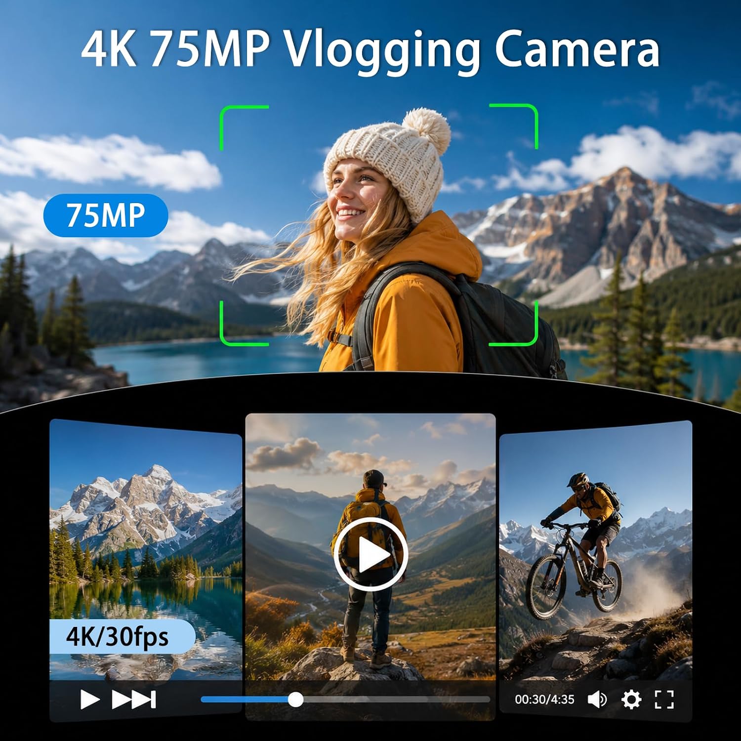 Câmera de Vlogging Portátil 4K - Photography Grid avaliação e preço