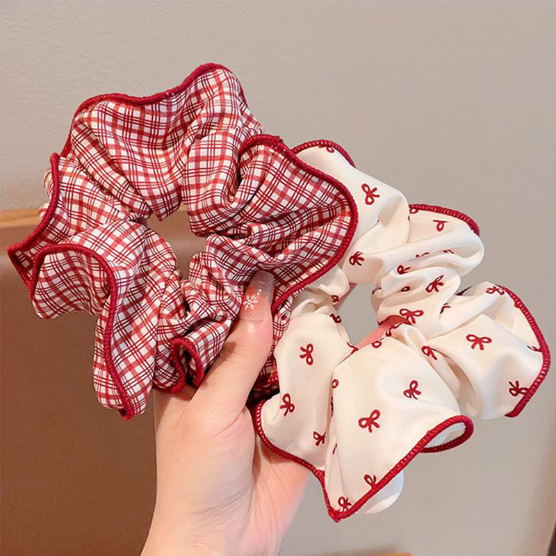 3 Peças de Scrunchies Xadrez c - Photography Of The Year avaliação e preço