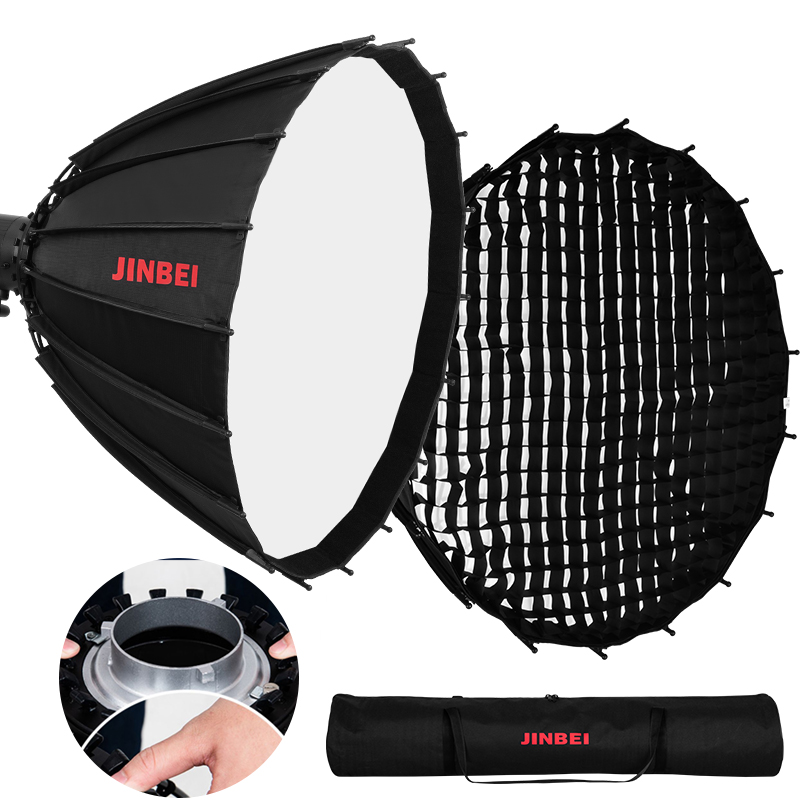 JINBEI Softbox Parabólico Refl - Photography Grid avaliação e preço